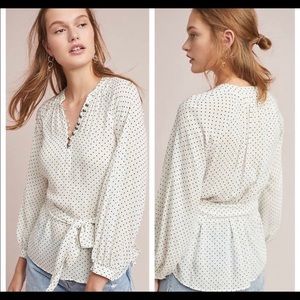 Maeve by Anthropologie Long Sleeve Top Size 4